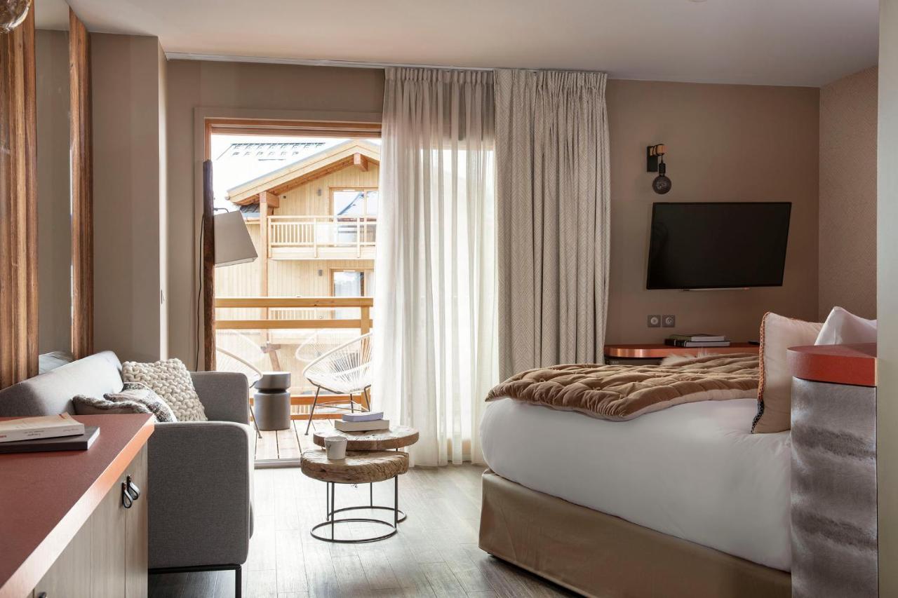 Grandes Rousses Hotel & Spa Alpe d'Huez Dış mekan fotoğraf A room at the Hotel